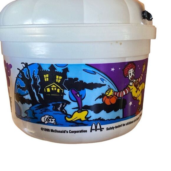 Vintage 1986 1999 2023 McDonald's Happy Meal Halloween Boo Buckets lot - Picture 6 of 9